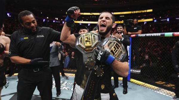 UFC 322: Ислам Махачев завоевал титул UFC в полусреднем весе