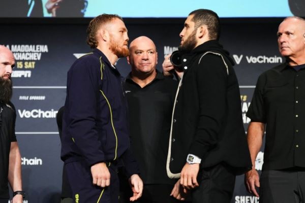 Взвешивание Ислама Махачева и Джека Делла Маддалены, UFC 322, 14 ноября 2025 — LIVE, какой вес, итоги