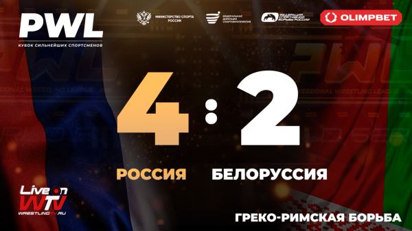 Сборная команда России по греко-римской борьбе – победитель матчевой встречи «Кубок сильнейших спортсменов PWL», Сборная команда России по греко-римской борьбе – победитель матчевой встречи «Кубок сильнейших спортсменов PWL»