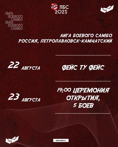 Лига боевого самбо впервые пройдёт в Петропавловске-Камчатском