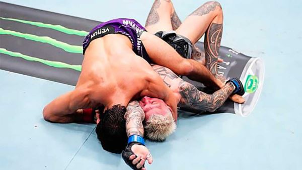 UFC Катар: Арман Царукян досрочно победил Дэна Хукера