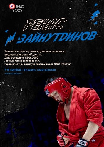 ПРЕЗЕНТАЦИЯ СБОРНОЙ РОССИИ НА ЧЕМПИОНАТ МИРА 2025 (мужчины, боевое самбо)