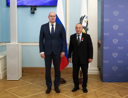 Орден за заслуги перед Отечеством II степени заслуженному мастеру спорта по самбо