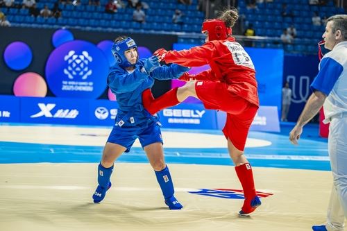 РОССИЙСКИЕ САМБИСТЫ БЛЕСТЯЩЕ ВЫСТУПИЛИ НА ВСЕМИРНЫХ ИГРАХ В ЧЭНДУ